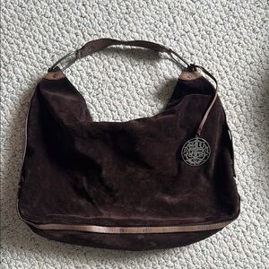 Vintage Juicy Couture Brown Suede Hobo Bag